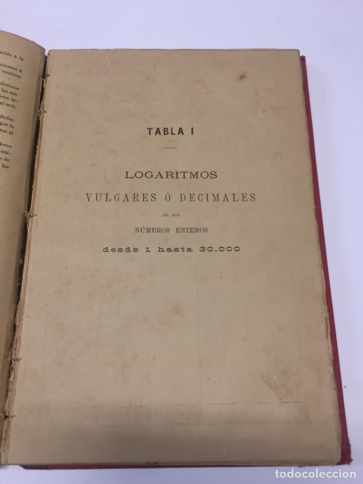 Libros antiguos: Tablas de logaritmos - Foto 4