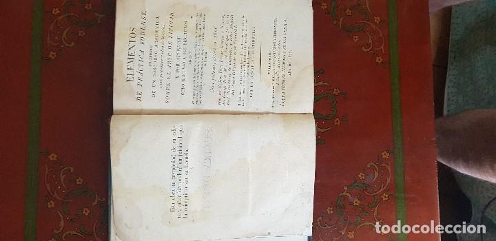 Libros antiguos: Elementos de pr&aacute;ctica forense - Foto 3