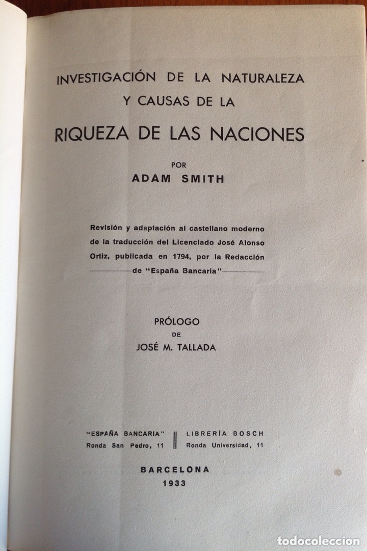 La Riqueza De Las Naciones Resumen Libro 1 - Leer un Libro