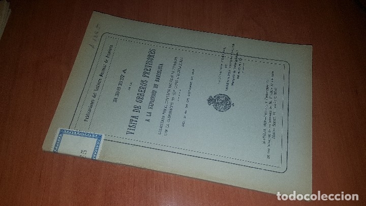 Libros antiguos: Rese&ntilde;a de la visita de obreros previsores a la exposicion de barcelona, madrid 1929