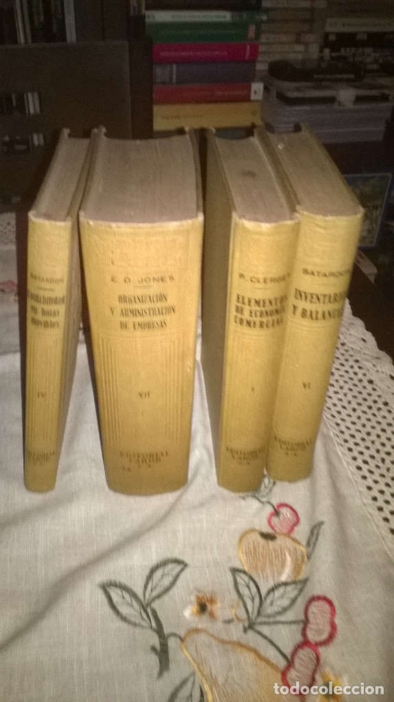 Libros antiguos: 10-EL CONTABLE MODERNO, 1930, 4 TOMOS,