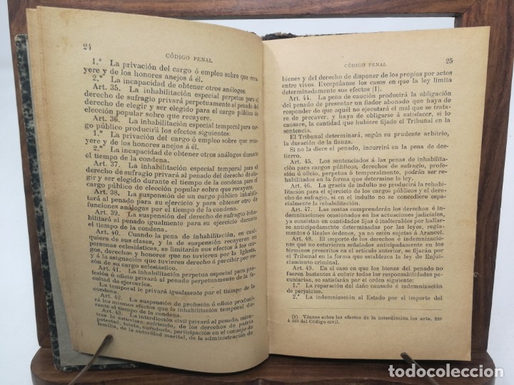 Libros antiguos: 1891. C&oacute;digo penal. - Foto 5