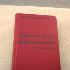 Libros antiguos: LIBRO LEY Y REGLAMENTO DE LO CONTENCIOSO Y ADMINISTRATIVO - EDITORIAL GÓNGORA -. Lote 182433112