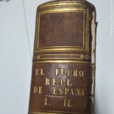 Libros antiguos: EL FUERO REAL DE ESPAÑA 1781