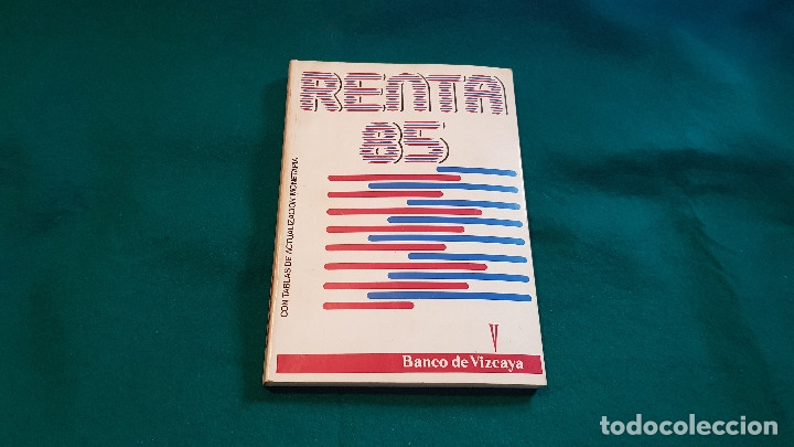 Libros antiguos: MANUAL RENTA (1985) BANCO DE VIZCAYA