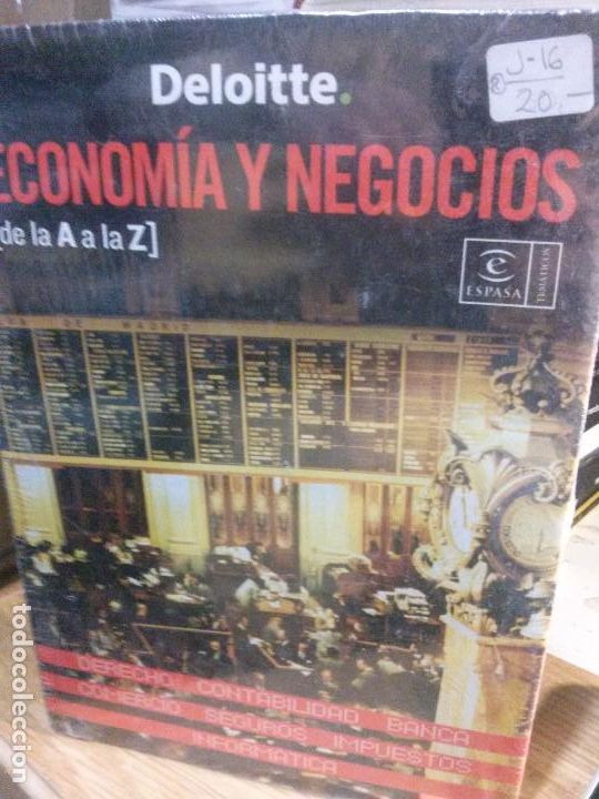 Libros antiguos: deloitte economia y negocios, espasa editorial.