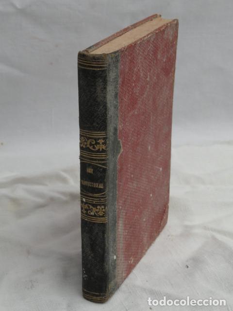 Libros antiguos: LIBRO LEY PROVISIONAL DEL PODER JUDICIAL.  A&Ntilde;O 1871. - Foto 1