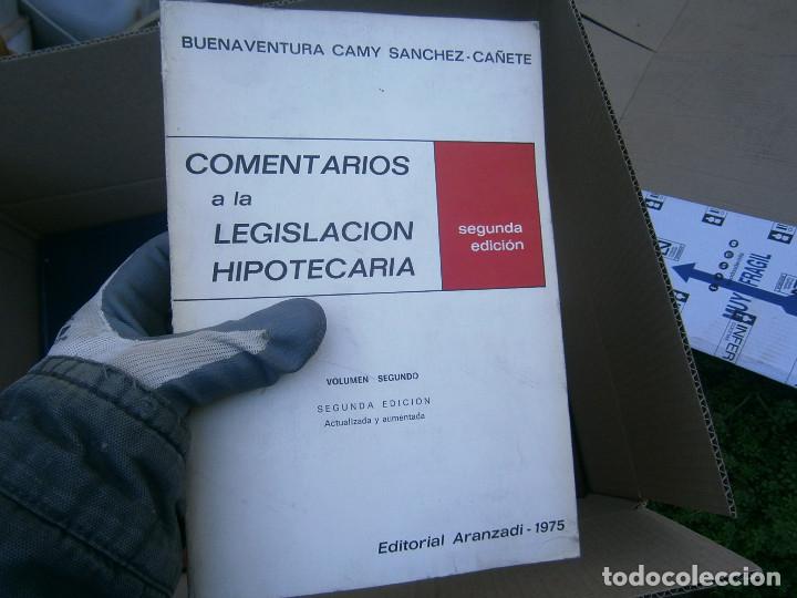 Libros antiguos: COMENTARIOS A LA LEGISLACION HIPOTECARIA - Foto 1