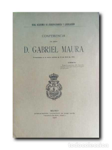 Libros antiguos: TRANSFORMACIONES DEL DERECHO INTERNACIONAL POR EFECTO DE LA GUERRA PRESENTE