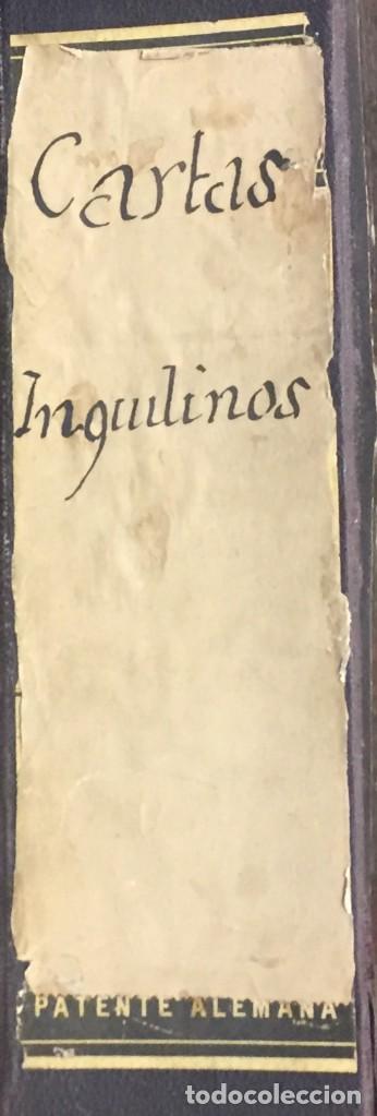 Libri antichi: LIBRO DE CARTAS DE INQUILINOS DEL ADMINISTRADOR DE PE&Ntilde;A CHAVARRI A&Ntilde;OS 28.30