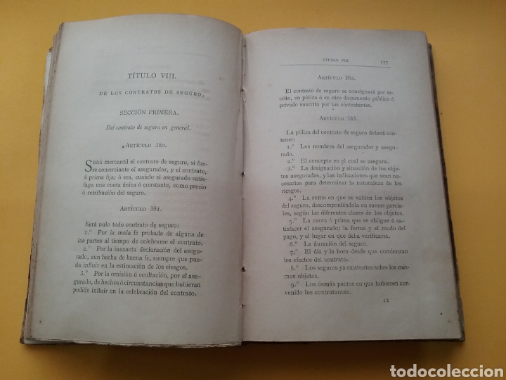 Libros antiguos: C&oacute;digo del Comercio 1885. Soldevilla Figueras. - Foto 6