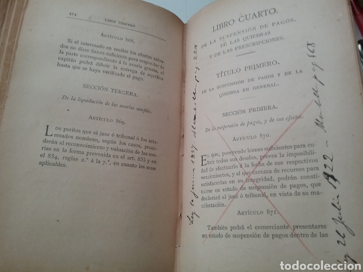 Libros antiguos: C&oacute;digo del Comercio 1885. Soldevilla Figueras. - Foto 13