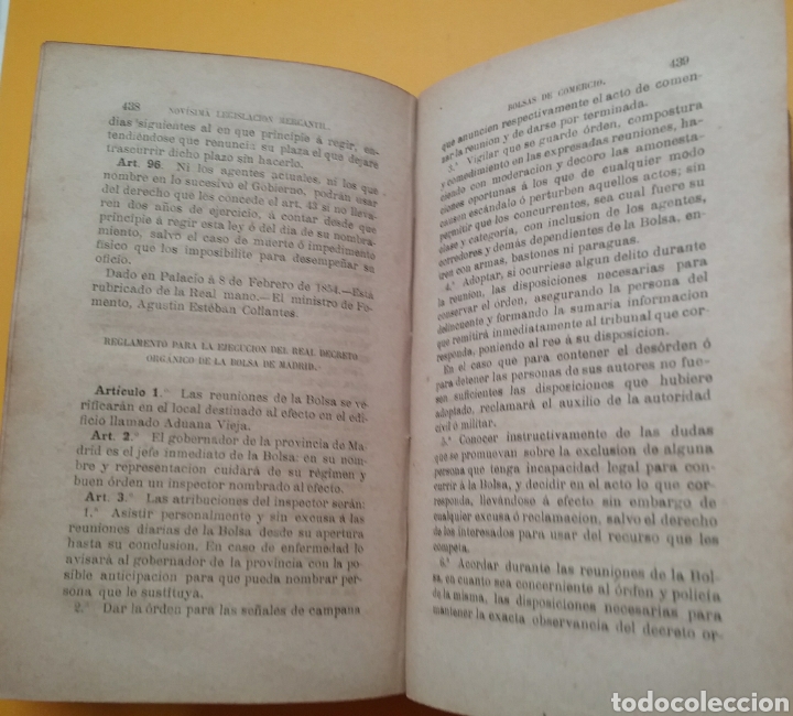 Libros antiguos: Libro C&oacute;digo del Comercio y dem&aacute;s disposiciones legales. 1874. - Foto 9