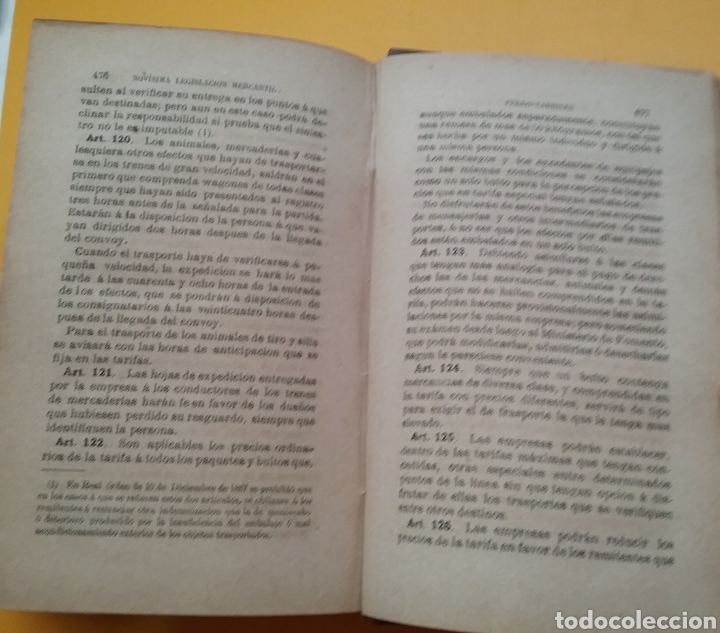 Libros antiguos: Libro C&oacute;digo del Comercio y dem&aacute;s disposiciones legales. 1874. - Foto 10