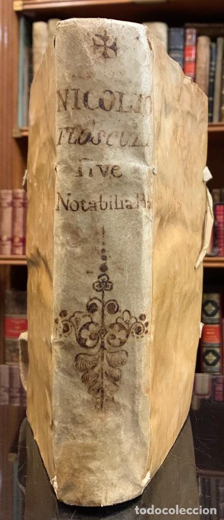 Libros antiguos: Flosculi sive Notabilia Practica - Jeronimo Nicolio Romano