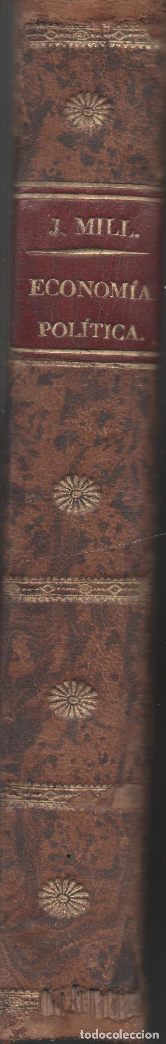 Libros antiguos: Elementos de Econom&iacute;a Pol&iacute;tica.J.Mill