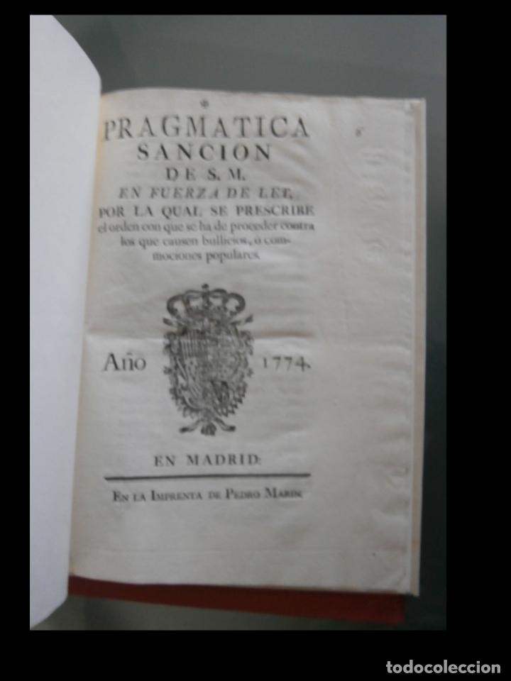 Libros antiguos: Pragmatica sancion de S.M. en fuerza de ley por la qual se prescribe el orden con que se ha de proce