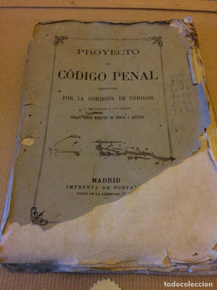 Libros antiguos: CODIGO PENAL  1880 - Foto 2