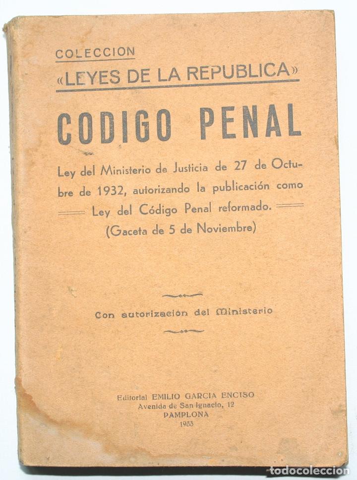Libros antiguos: C&oacute;digo penal - Foto 1