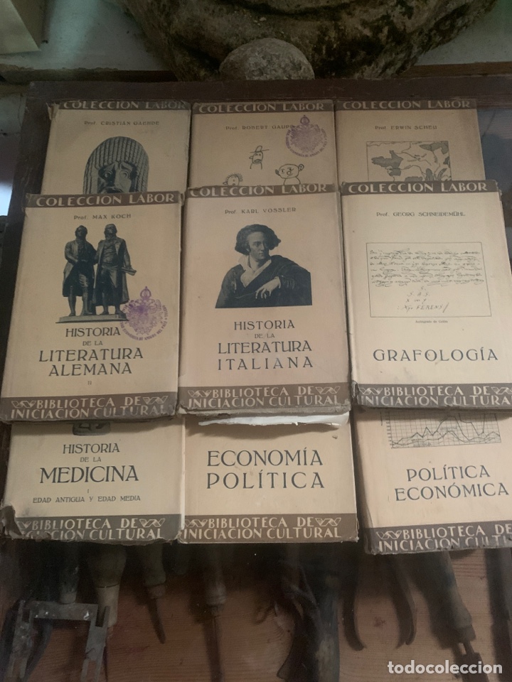 Libros antiguos: 9 libros de colecci&oacute;n labor - Foto 2