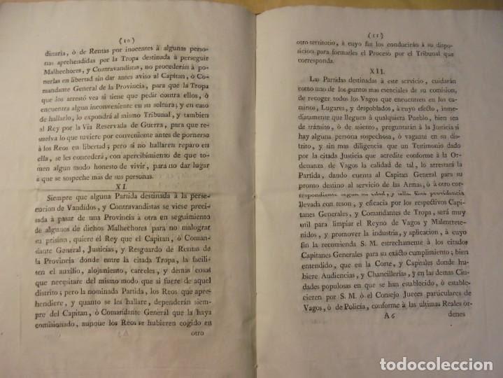 Libros antiguos: PERSECUCI&Oacute;N DE MALHECHORES. 1794 - Foto 4
