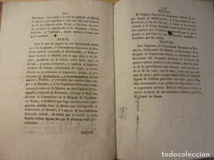 Libros antiguos: PERSECUCI&Oacute;N DE MALHECHORES. 1794 - Foto 5