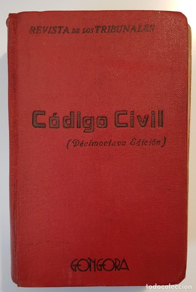 Libri antichi: C&Oacute;DIGO CIVIL ESPA&Ntilde;OL de 1888 con correcciones de 1889.