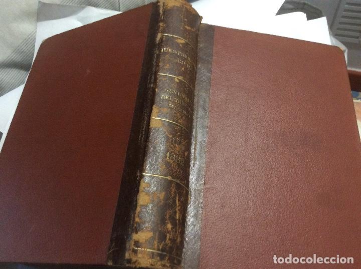 Libri antichi: Sentencias del tribunal supremo juridisprudencia civil tomo 50 a&ntilde;o 1882 recursos y competencias