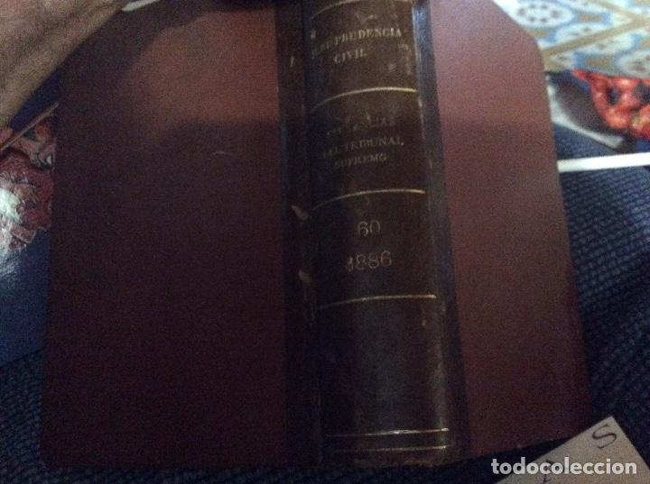 Libri antichi: Sentencias del tribunal supremo juridisprudencia civil tomo 60 tomo 1886