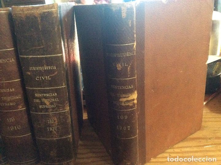 Libri antichi: Sentencias del tribunal supremo juridisprudencia civil tomo 109 a&ntilde;o 1907