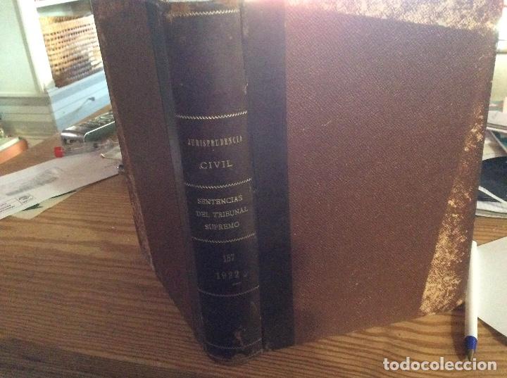 Libri antichi: Sentencias del tribunal supremo juridisprudencia civil tomo 157 a&ntilde;o 1922