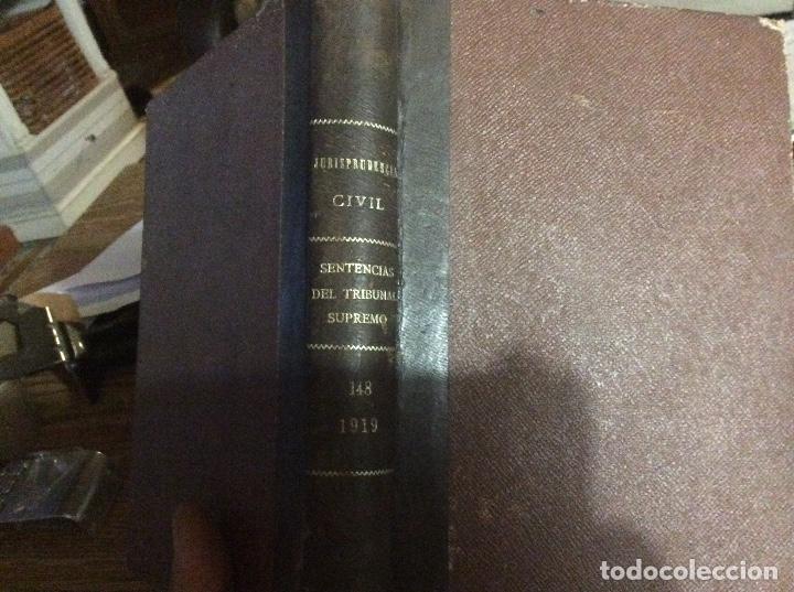 Libri antichi: Sentencias del tribunal supremo juridisprudencia civil tomo 148 1919