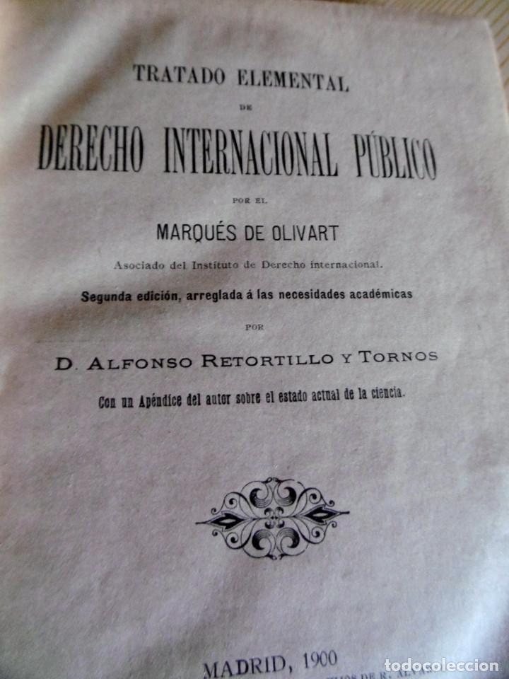 Libros antiguos: DERECHO INTERNACIONAL PUBLICO - Foto 1