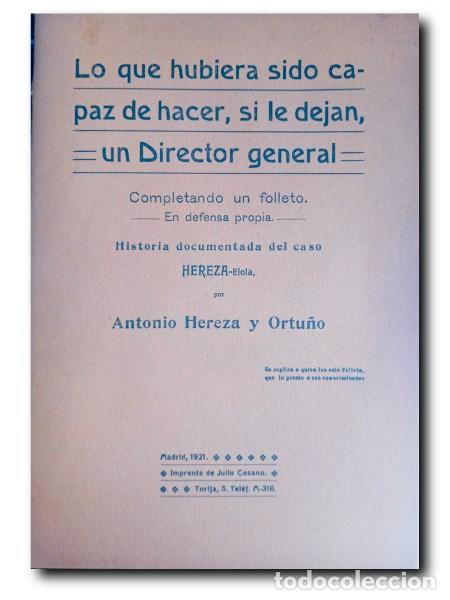 Antiquarische B&uuml;cher: LO QUE HUBIERA SIDO CAPAZ DE HACER, SI LE DEJAN, UN DIRECTOR GENERAL