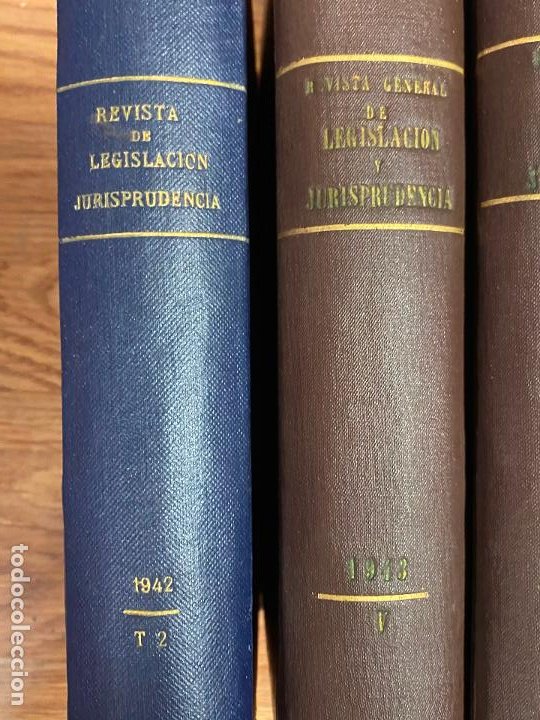 Libros antiguos: 7 TOMOS LEGISLACION Y JURISPRUDENCIA - Foto 5 - 216661950