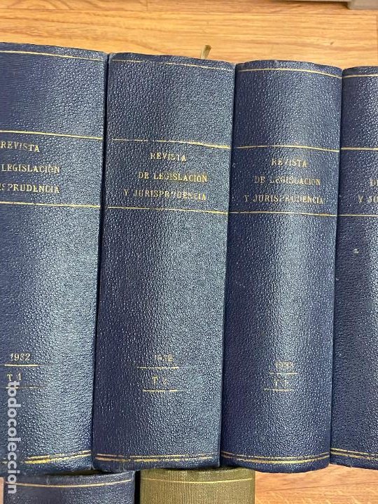 Libros antiguos: 7 TOMOS LEGISLACION Y JURISPRUDENCIA - Foto 12 - 216661950