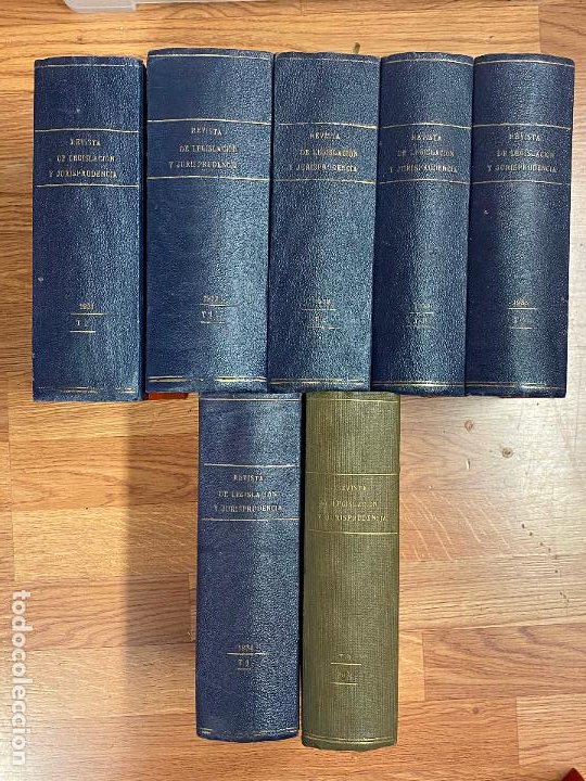 Libros antiguos: 7 TOMOS LEGISLACION Y JURISPRUDENCIA - Foto 1 - 216661950