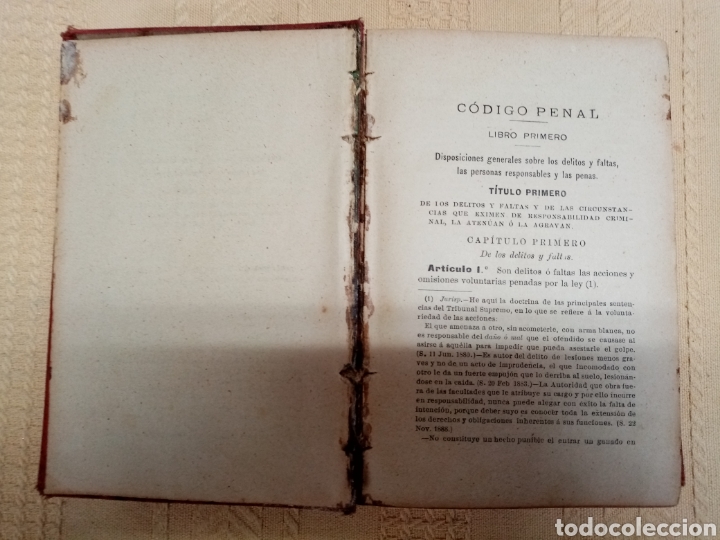 Libros antiguos: C&oacute;digo Penal, 1902 - Foto 3