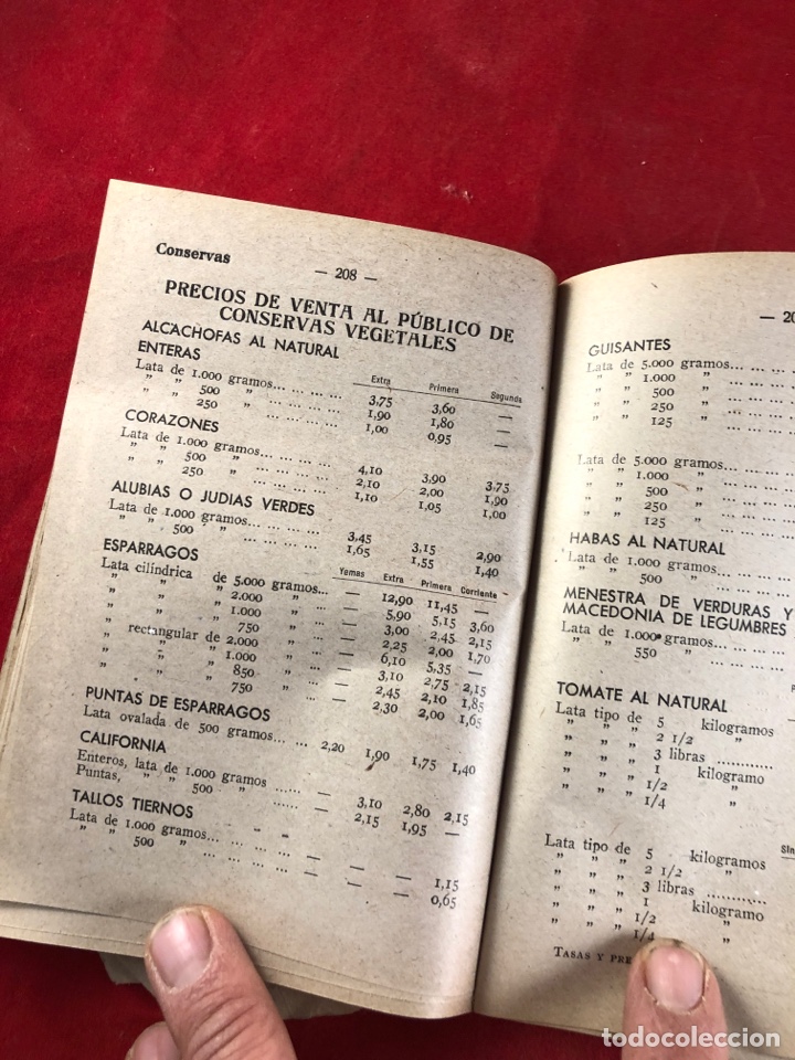 Libros antiguos: TASAS Y PRECIOS - Foto 3