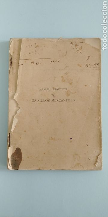 Libros antiguos: Manual pr&aacute;ctico de c&aacute;lculos mercantiles - Foto 2