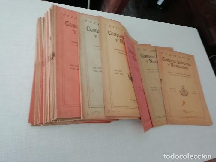 Old books: Lote 50 revist. &ldquo;Comercio, Industria y Navegaci&oacute;n. Bolet&iacute;n de la C&aacute;mara [&hellip;] de Valencia&rdquo; (1930-1936)