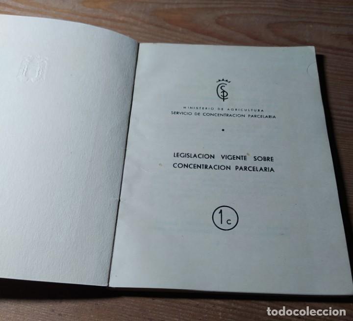 Libri antichi: Legislaci&oacute;n vigente sobre concentraci&oacute;n parcelaria