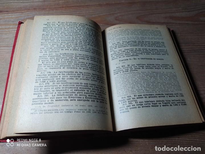 Libros antiguos: C&oacute;digo penal 1944 - Foto 3