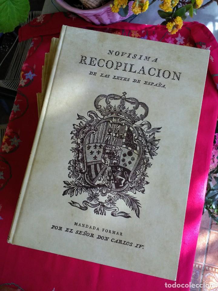 Libros antiguos: Novísima Recopilación de las leyes de España - Foto 5 - 261992485