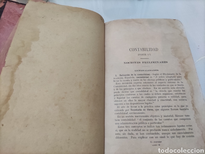 Libros antiguos: Contabilidad.... ??? - Foto 2