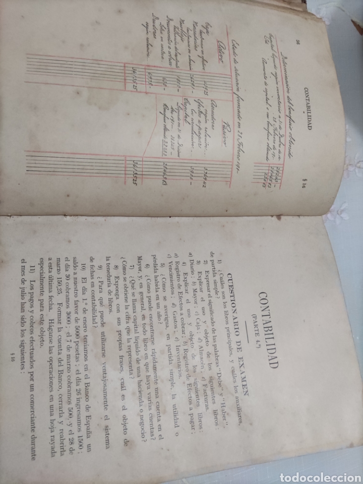 Libros antiguos: Contabilidad.... ??? - Foto 5