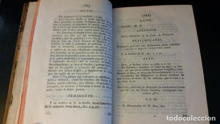 Libros antiguos: 1764 - ELIZONDO - Pr&aacute;ctica universal forense + ADICIONES DE BOADA - 10 tomos, completo - Foto 17