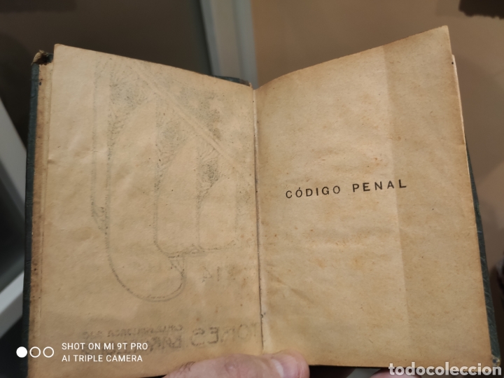 Libros antiguos: C&oacute;digo penal 1909 libro - Foto 3