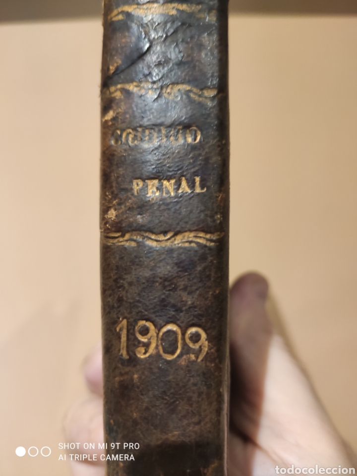 Libros antiguos: C&oacute;digo penal 1909 libro - Foto 1