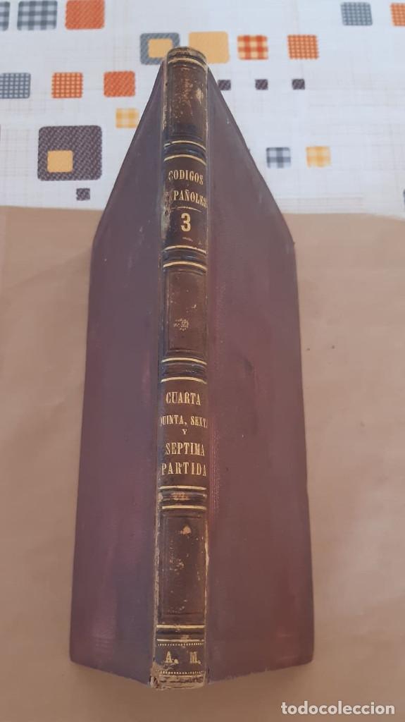 Libros antiguos: COLECCION DE CODIGOS Y LEYES DE ESPA&Ntilde;A TOMO TERCERO 1866